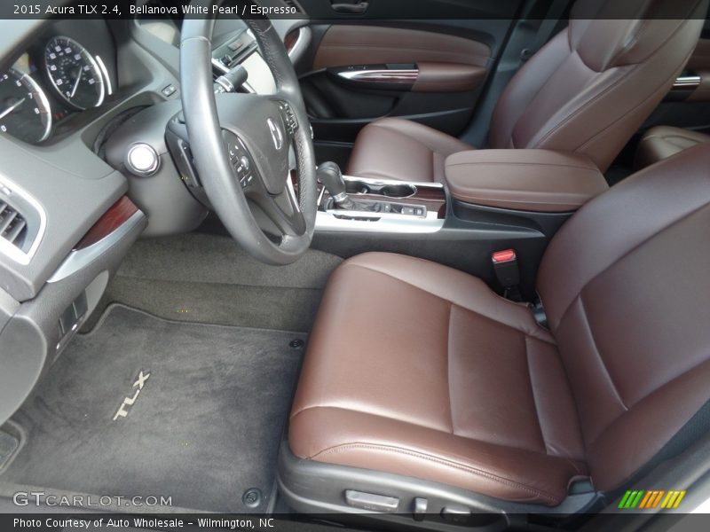 Bellanova White Pearl / Espresso 2015 Acura TLX 2.4
