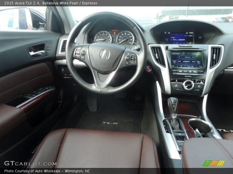 Bellanova White Pearl / Espresso 2015 Acura TLX 2.4
