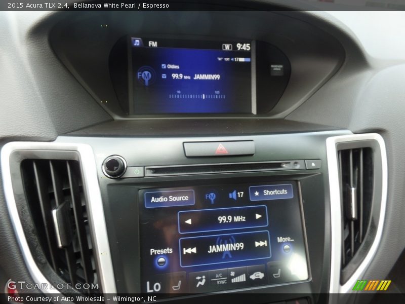 Bellanova White Pearl / Espresso 2015 Acura TLX 2.4
