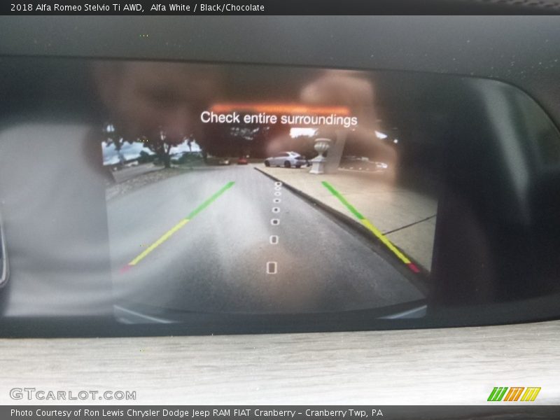 Alfa White / Black/Chocolate 2018 Alfa Romeo Stelvio Ti AWD