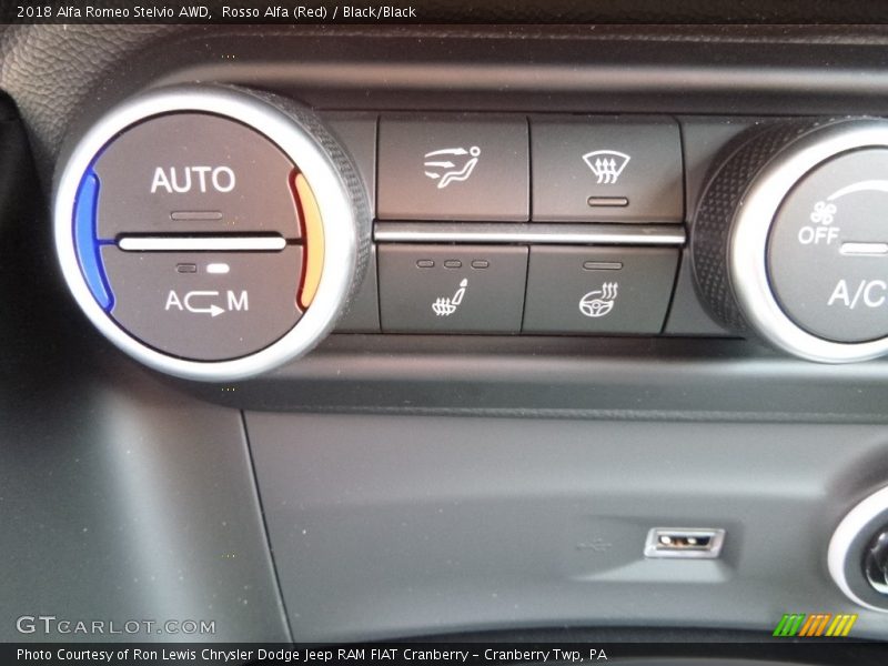 Rosso Alfa (Red) / Black/Black 2018 Alfa Romeo Stelvio AWD