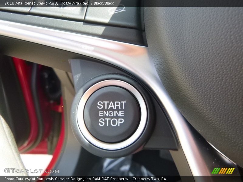 Rosso Alfa (Red) / Black/Black 2018 Alfa Romeo Stelvio AWD