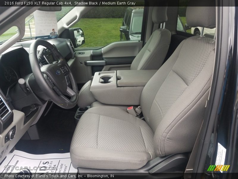 Shadow Black / Medium Earth Gray 2016 Ford F150 XLT Regular Cab 4x4