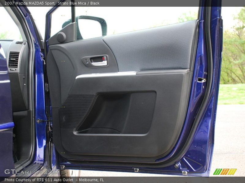 Strato Blue Mica / Black 2007 Mazda MAZDA5 Sport
