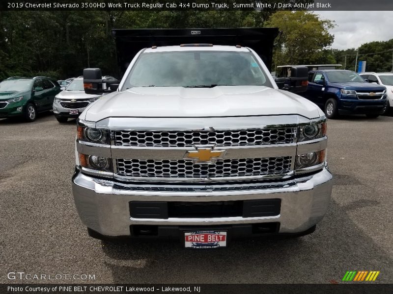 Summit White / Dark Ash/Jet Black 2019 Chevrolet Silverado 3500HD Work Truck Regular Cab 4x4 Dump Truck