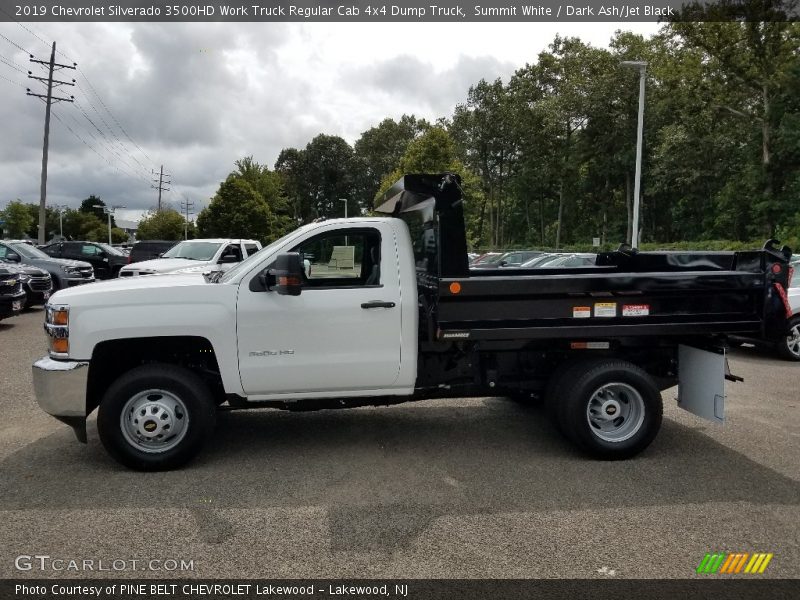 Summit White / Dark Ash/Jet Black 2019 Chevrolet Silverado 3500HD Work Truck Regular Cab 4x4 Dump Truck