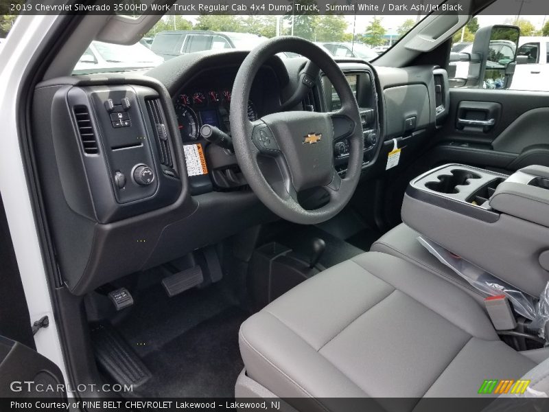 Summit White / Dark Ash/Jet Black 2019 Chevrolet Silverado 3500HD Work Truck Regular Cab 4x4 Dump Truck
