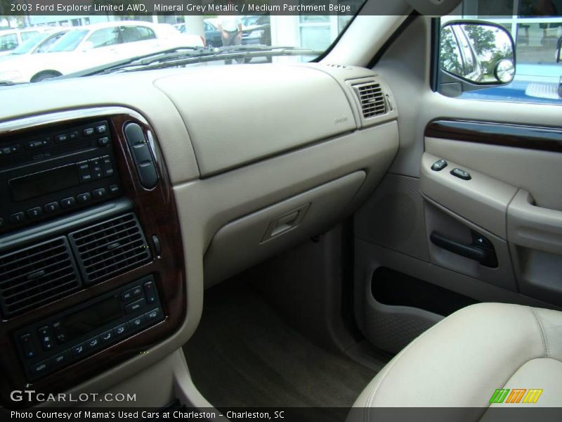 Mineral Grey Metallic / Medium Parchment Beige 2003 Ford Explorer Limited AWD