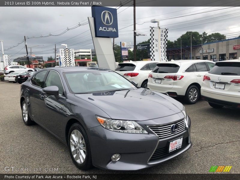 Nebula Gray Pearl / Black 2013 Lexus ES 300h Hybrid