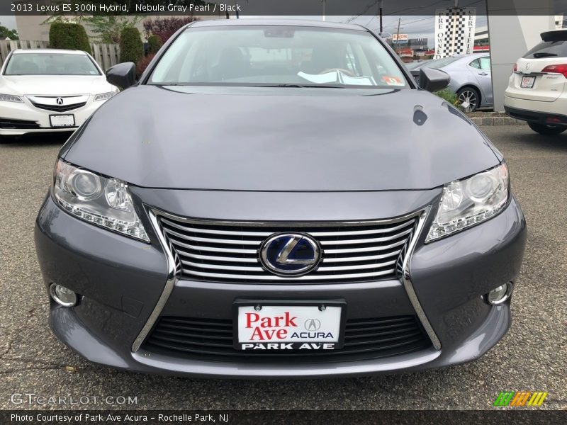 Nebula Gray Pearl / Black 2013 Lexus ES 300h Hybrid