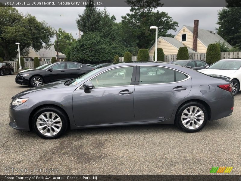 Nebula Gray Pearl / Black 2013 Lexus ES 300h Hybrid