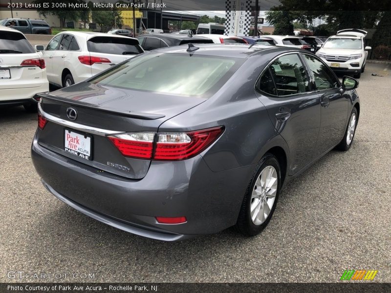 Nebula Gray Pearl / Black 2013 Lexus ES 300h Hybrid