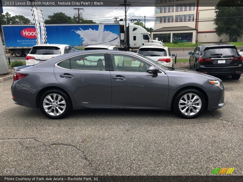 Nebula Gray Pearl / Black 2013 Lexus ES 300h Hybrid