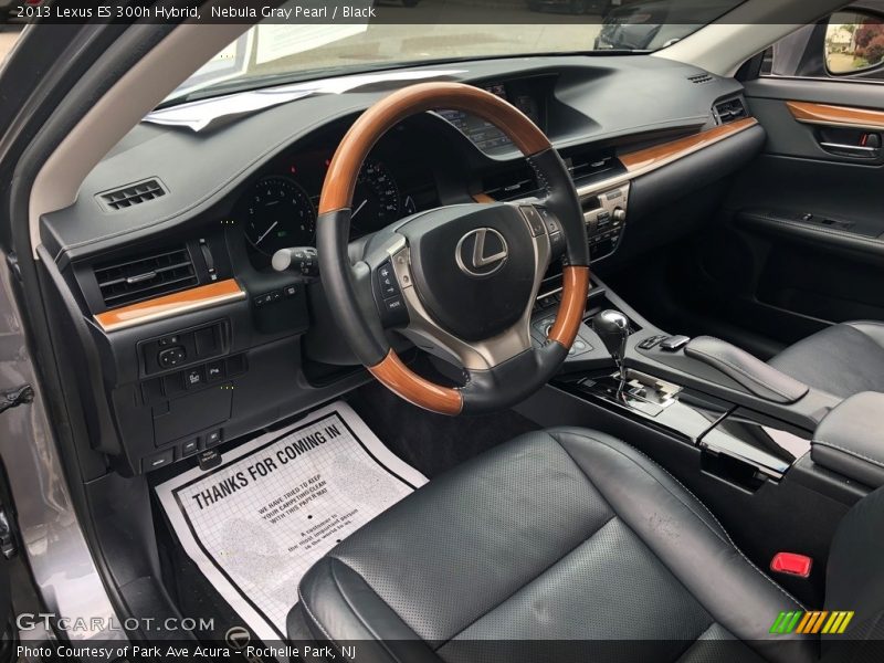 Nebula Gray Pearl / Black 2013 Lexus ES 300h Hybrid