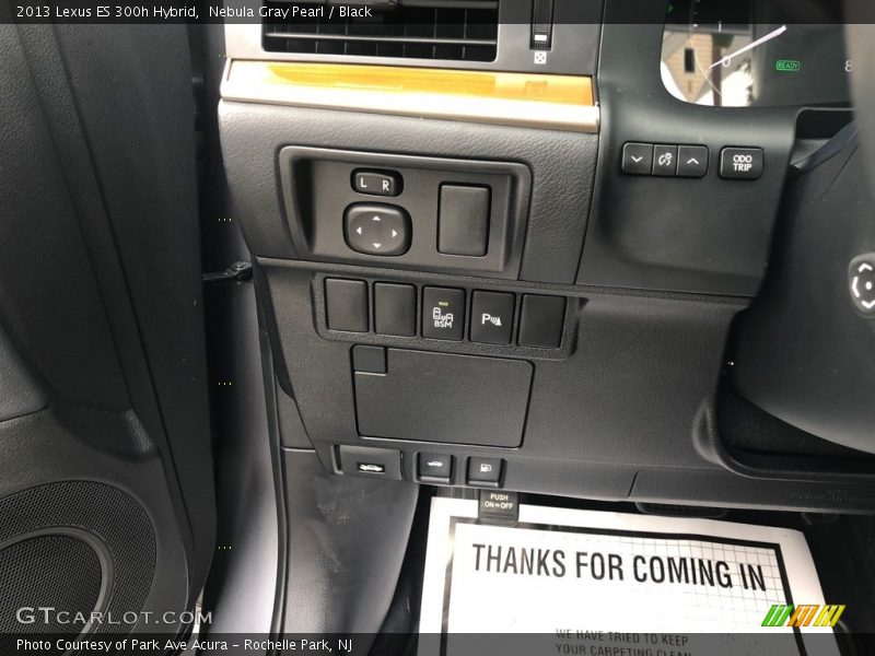 Nebula Gray Pearl / Black 2013 Lexus ES 300h Hybrid