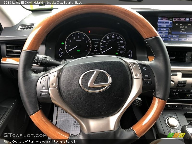 Nebula Gray Pearl / Black 2013 Lexus ES 300h Hybrid