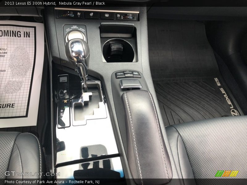 Nebula Gray Pearl / Black 2013 Lexus ES 300h Hybrid