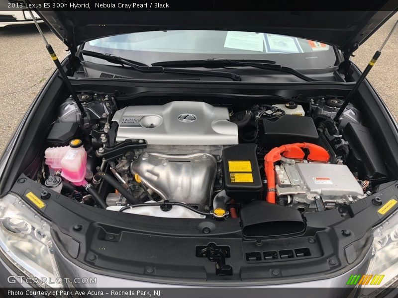 Nebula Gray Pearl / Black 2013 Lexus ES 300h Hybrid