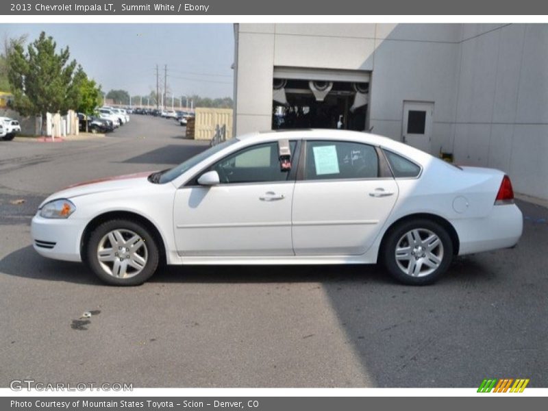 Summit White / Ebony 2013 Chevrolet Impala LT