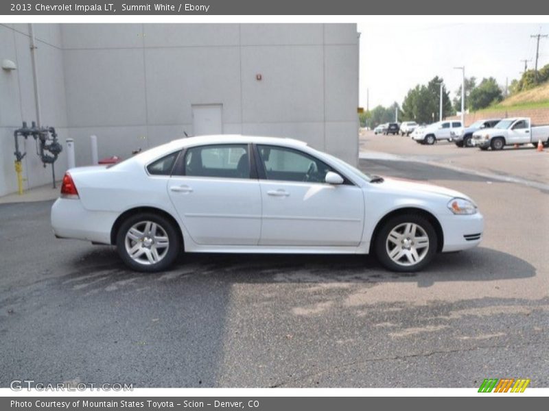 Summit White / Ebony 2013 Chevrolet Impala LT