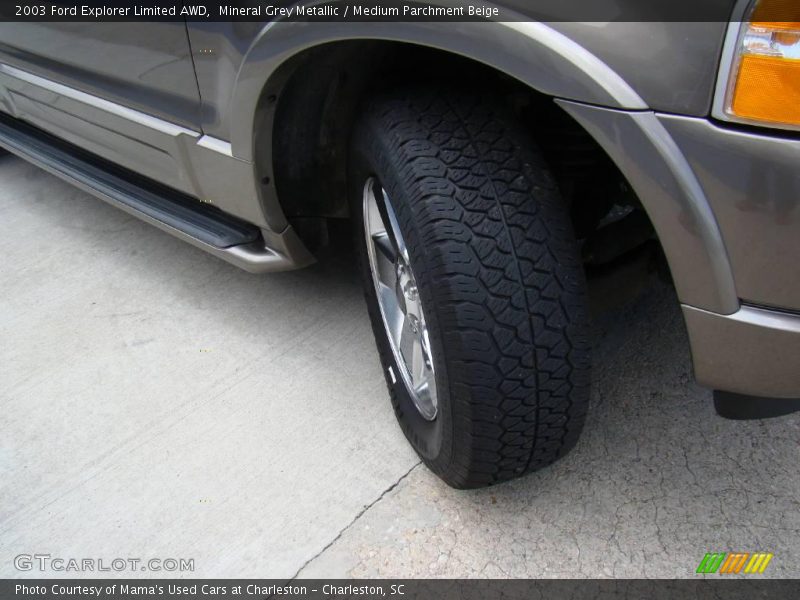 Mineral Grey Metallic / Medium Parchment Beige 2003 Ford Explorer Limited AWD