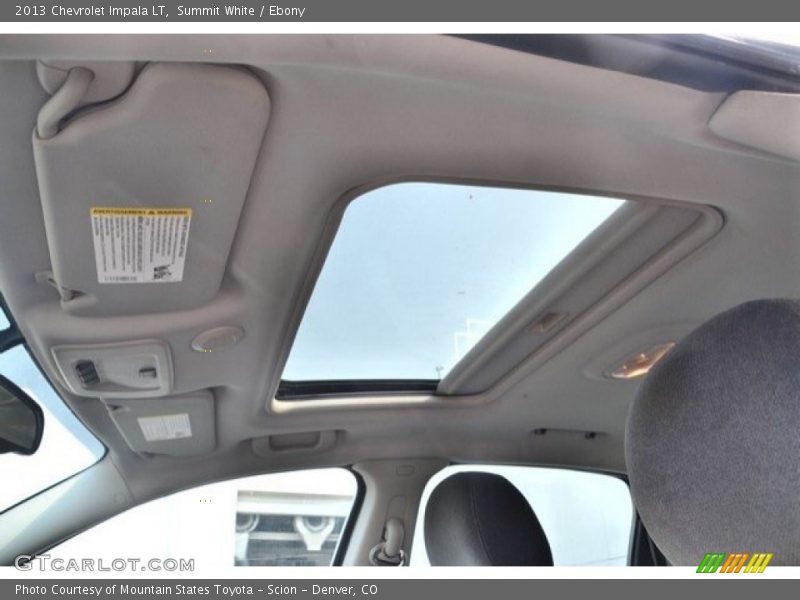 Summit White / Ebony 2013 Chevrolet Impala LT