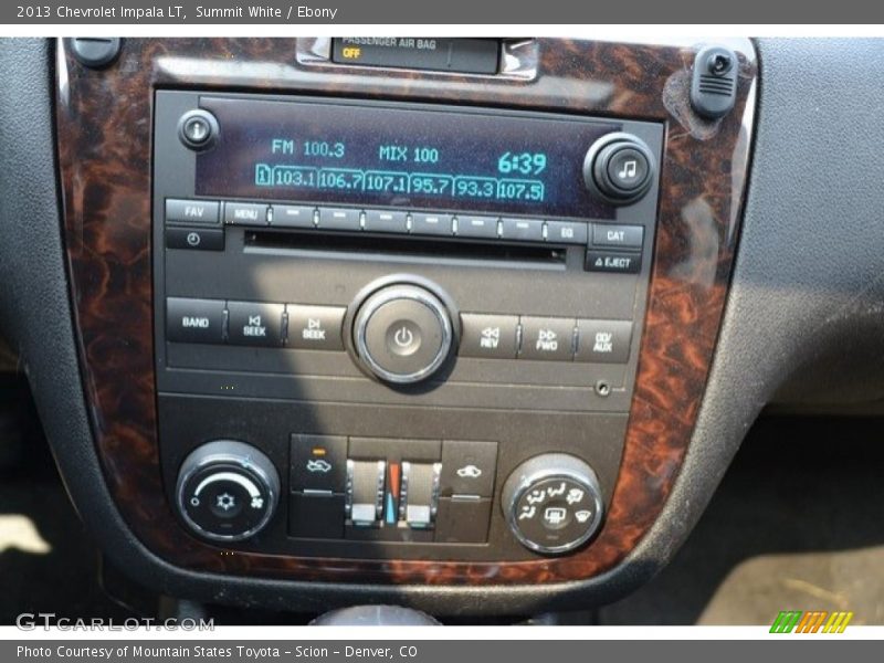 Summit White / Ebony 2013 Chevrolet Impala LT