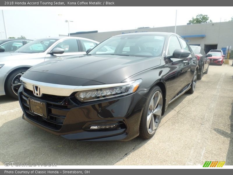 Kona Coffee Metallic / Black 2018 Honda Accord Touring Sedan