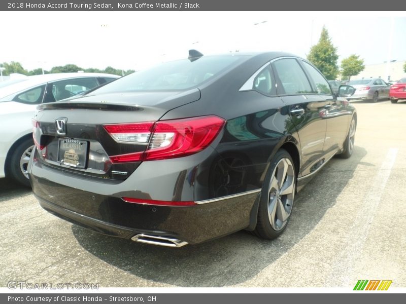 Kona Coffee Metallic / Black 2018 Honda Accord Touring Sedan