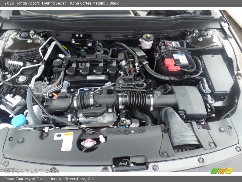 Kona Coffee Metallic / Black 2018 Honda Accord Touring Sedan