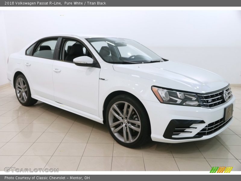 Front 3/4 View of 2018 Passat R-Line
