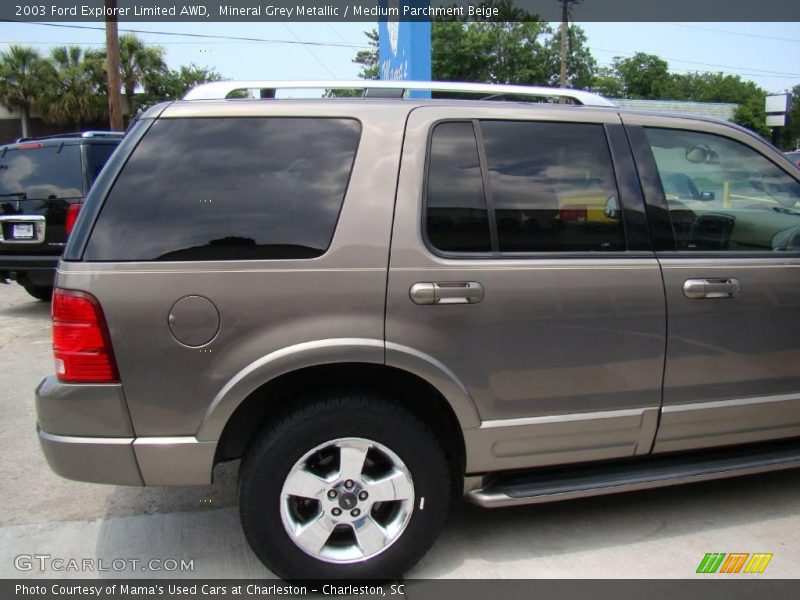 Mineral Grey Metallic / Medium Parchment Beige 2003 Ford Explorer Limited AWD