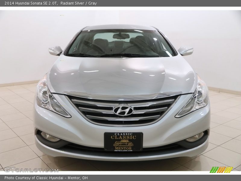 Radiant Silver / Gray 2014 Hyundai Sonata SE 2.0T