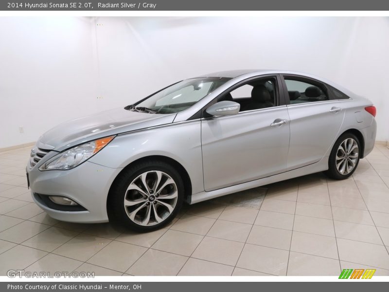 Radiant Silver / Gray 2014 Hyundai Sonata SE 2.0T