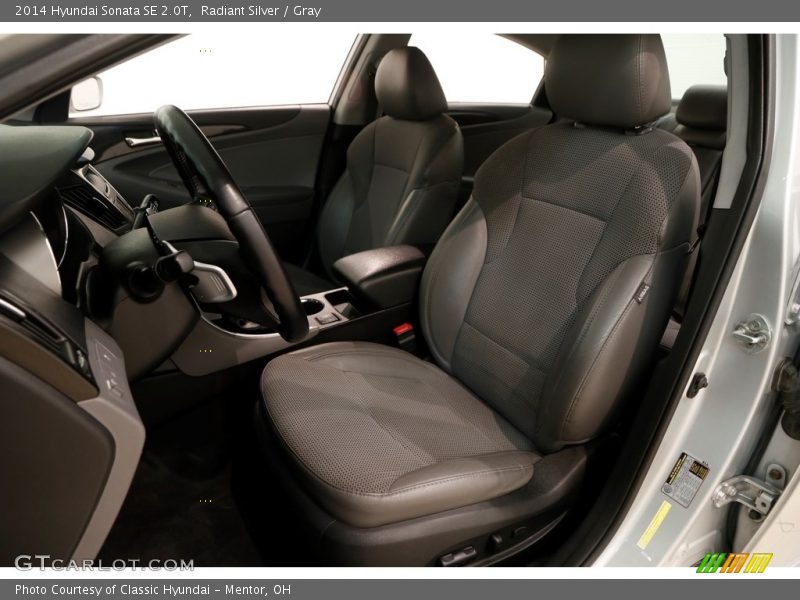 Radiant Silver / Gray 2014 Hyundai Sonata SE 2.0T