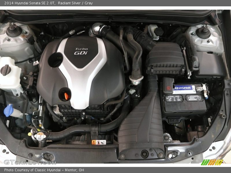 Radiant Silver / Gray 2014 Hyundai Sonata SE 2.0T