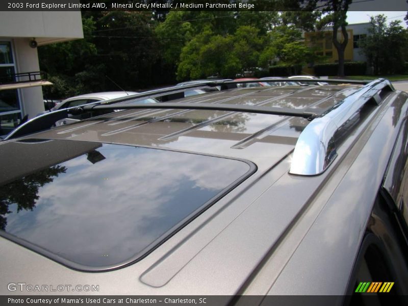 Mineral Grey Metallic / Medium Parchment Beige 2003 Ford Explorer Limited AWD