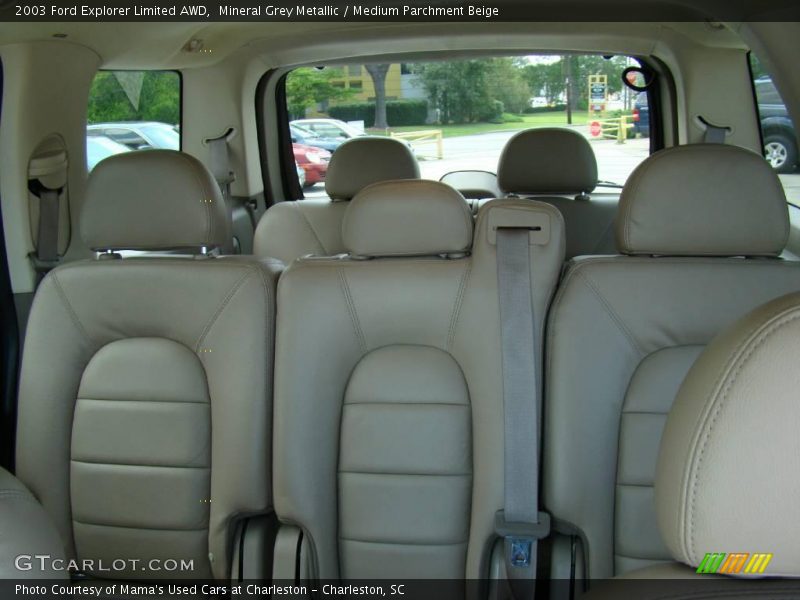 Mineral Grey Metallic / Medium Parchment Beige 2003 Ford Explorer Limited AWD