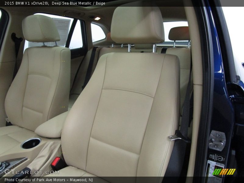 Deep Sea Blue Metallic / Beige 2015 BMW X1 xDrive28i