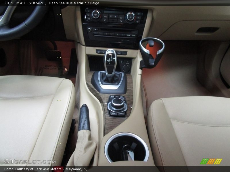 Deep Sea Blue Metallic / Beige 2015 BMW X1 xDrive28i