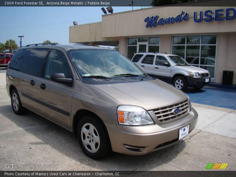 Arizona Beige Metallic / Pebble Beige 2004 Ford Freestar SE
