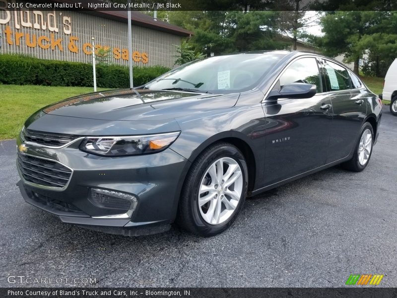 Nightfall Gray Metallic / Jet Black 2016 Chevrolet Malibu LT