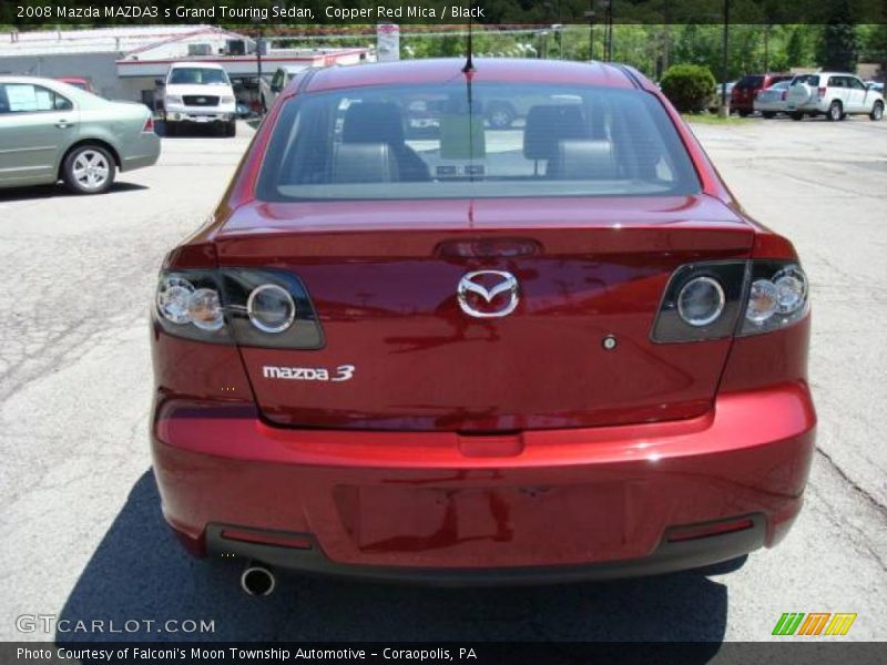 Copper Red Mica / Black 2008 Mazda MAZDA3 s Grand Touring Sedan