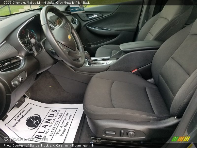 Nightfall Gray Metallic / Jet Black 2016 Chevrolet Malibu LT