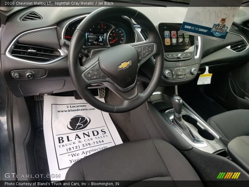 Nightfall Gray Metallic / Jet Black 2016 Chevrolet Malibu LT
