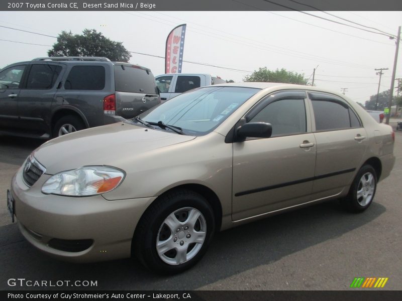 Desert Sand Mica / Beige 2007 Toyota Corolla CE