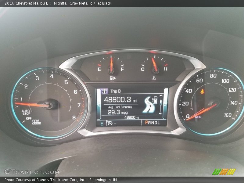 Nightfall Gray Metallic / Jet Black 2016 Chevrolet Malibu LT