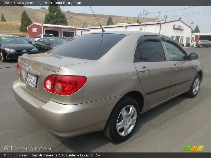 Desert Sand Mica / Beige 2007 Toyota Corolla CE