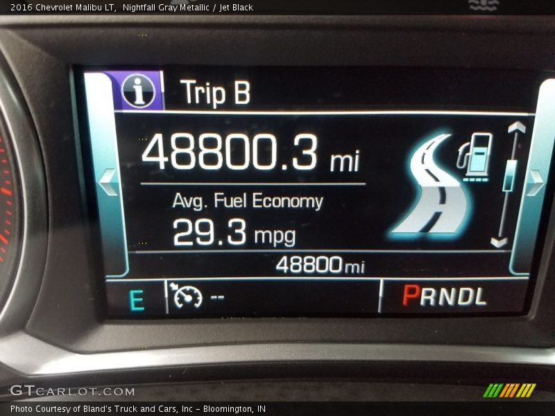 Nightfall Gray Metallic / Jet Black 2016 Chevrolet Malibu LT