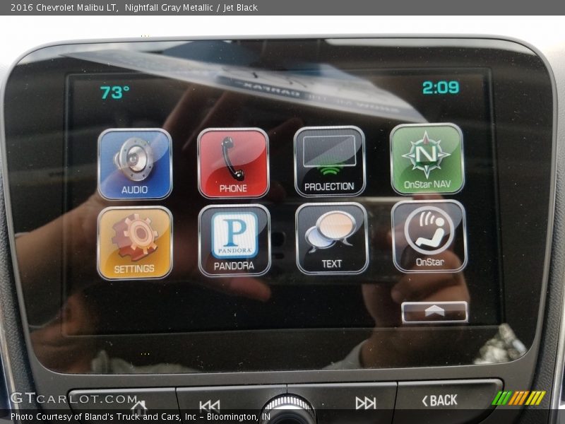 Nightfall Gray Metallic / Jet Black 2016 Chevrolet Malibu LT